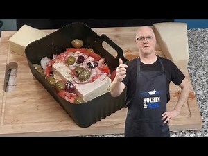 Fetakäse gebacken in der Airfryer