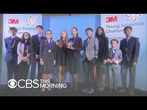 14-year-old wins 3M Young Scientist Challenge with nano particle liquid bandage