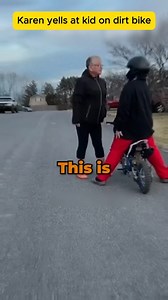 63K views · 538 reactions | Karen yells at kid on dirt bike | gladistrujilloarte | Facebook