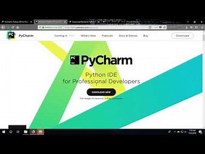 PyCharm 2018 downloading and installing