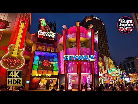 Universal CityWalk Osaka: Shops, Food, and Fun Just Outside USJ | Walking Tour | 4K | HDR