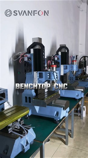 Compact 3/4Axis NC Machining CenterSmall Benchtop Milling Machine SVANFON Precision DIY Metalworking