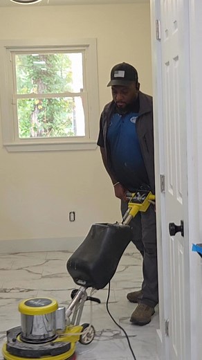 TRUMAN Stone Floor Cleaning & Buffing #cleaning #home | Courtney Lee