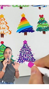 Como dibujar un arbol de navidad facil #arbol #navidad #dibujo #facil #diy | Videos para Reir