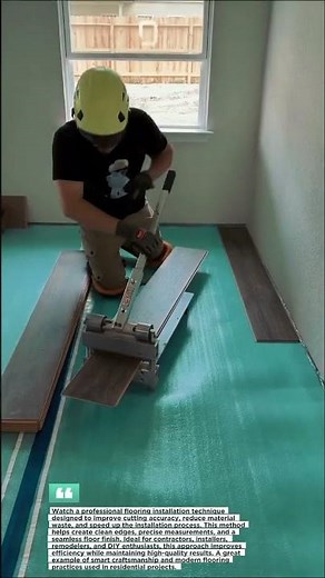 Fast Flooring Installation Method Professionals Prefer #FlooringTips #HomeImprovement #Construction