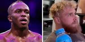 KSI defeats FaZe Temperrr with first round knockout - and Jake Paul didn’t seem too happy