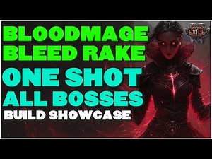 Bleed Rake Bloodmage! Clear all Bosses in ONE BIG BLEED! All Content Viable - Path of Exile 2 0.2