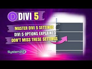 Divi 5 Theme Options Explained – Complete Dashboard Walkthrough for Beginners