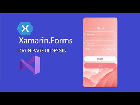 Create a Login Page in Xamarin.Forms