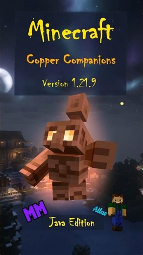 Minecraft – Meet Copper-Unit-1 💛 (Copper Golems Join the Base)
