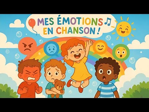 "Colère, Peur, Joie, Surprise ! | Chanson pour Apprendre à Gérer ses Émotions