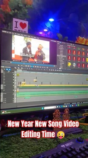 Happy New Year | Video Editing Ka Real Scene 🎬 | EDIUS Pro BTS #shorts