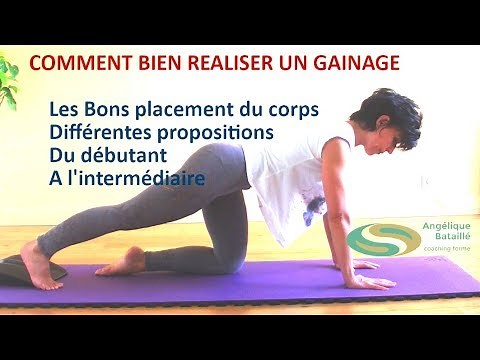 HOW TO DO THE PLANK PROPERLY - ABDOMINAL EXERCISE FRONT GAINAGE from beginner to intermediate