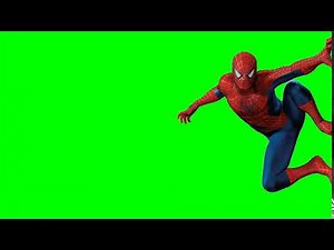 GREEN SCREEN SPIDERMAN