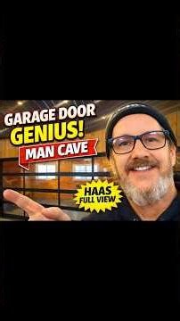 Haas Full‑View Garage Door for the Ultimate Man Cave