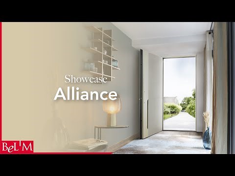 Porte d’entrée aluminium Alliance : design moderne | Bel’M