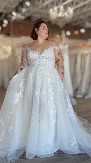 For the curvy bride who loves a little sparkle and a lot of confidence 💫 These 3 glam wedding dresses are designed to flatter every shape — from fitted mermaid gowns that sculpt your curves to romantic ball gowns with just the right amount of shine. At Vivienne Atelier Bridal Phoenix, we believe every bride deserves to feel glamorous, celebrated, and absolutely unforgettable. 👗 Which of these plus size bridal gowns would you wear down the aisle? #VivienneAtelierBridal #CurvyBrides #GlamWedding