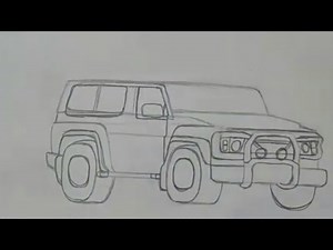 رسم نيسان فتك سوبر سفاري ١٩٩٤ (sketch only)