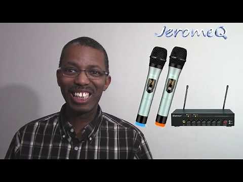 Bietrun UHF Dual Channel Wireless Karaoke Microphone System with Bluetooth Review