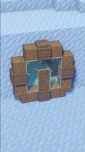 Perfect Cozy Ice House in Minecraft!