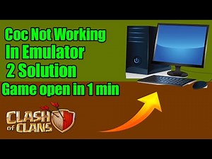 How to open coc in emulator after update| Coc not working In emulator| How tosolve coc problem in pc