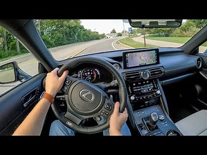 2023 Lexus IS 350 F Sport AWD (F Sport Exhaust) - POV Test Drive (Binaural Audio)