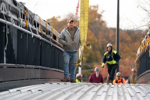 Check out the new footbridge with amazing views of the Great Falls