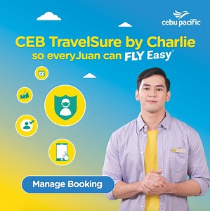 10K views · 168 reactions | Para sa inyong peace of mind, mas magandang kumuha ng CEB TravelSure add-on when you fly! It’s a personal accident and travel insurance with Covid protection kasi. Let Charlie explain the full benefits, but please know he’s still learning more to serve everyJuan better. Add CEB TravelSure to your flight at bit.ly/FlyEasyManageBooking Fly easy, going online is key! | Cebu Pacific Air | Facebook