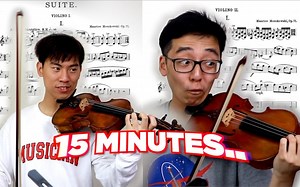 【TwoSetViolin双琴侠】15分钟学拉一首二重奏（最后的结果让人意想不到！）
