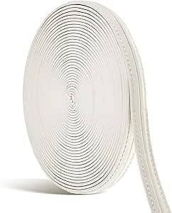 Dansydaisy 10. 9 Yard Marine Vinyl Upholstery Trim White Outdoor Fabric Upholstery Fabric for Boat Auto