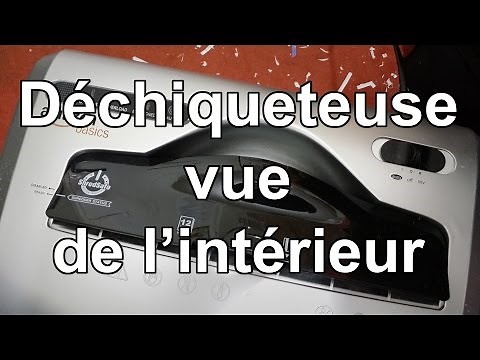 Avez-vous déjà vu une déchiqueteuse de papier en action ?