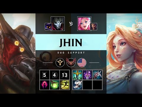 Jhin Support vs Seraphine - NA Grandmaster Patch 25.20