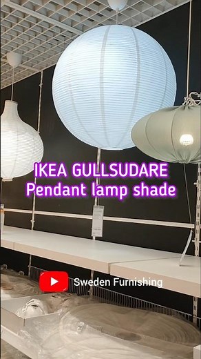 New pendant lamp shade 2025, Ikea Gullsudare