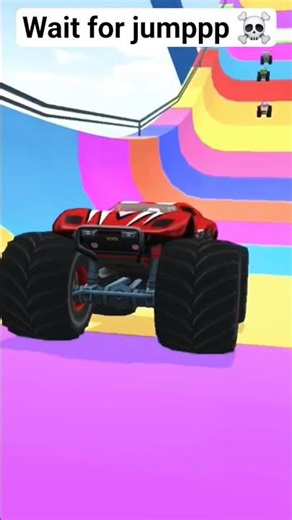 Mega Ramp Car Stunt in Slow Motion 😍🔥 #Shorts