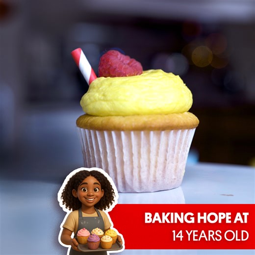 This kid is contributing more in society than other adults do, how a 14-year-old is fighting food INSECURITY with cupcakes🧁👦🏾🧑🏾‍🍳 | Great Big Story