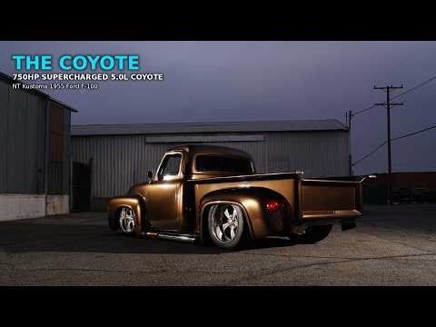 THE COYOTE — 750HP Supercharged 5.0L Coyote 1955 Ford F-100 | $500K Build