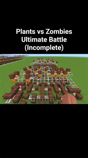 PvZ Ultimate Battle Minecraft Noteblock Cover. #minecraft #music #noteblocksong