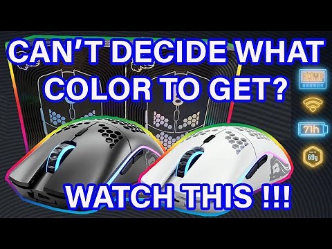 GLORIOUS MODEL O WIRELESS MATTE WHITE OR MATTE BLACK?