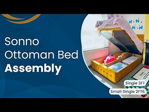 How to assemble an Ottoman Divan Bed (Small Single 2FT6, Single 3FT)