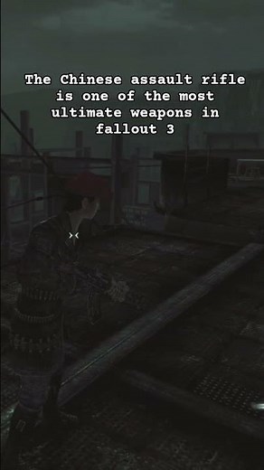 The Chinese assault rifle is one of the most ultimate weapons in fallout 3 #fallout #gaming