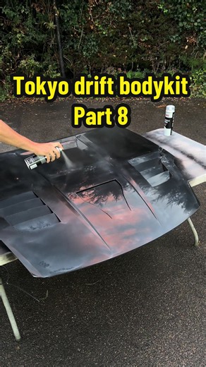 Tokyo Drift Bodykit Part 8 — Fixing Rear Arch Gap & Bonnet Paint