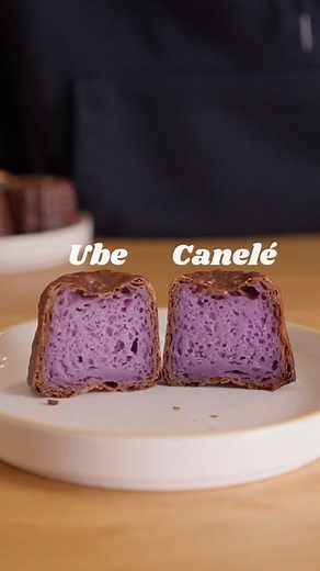 Frank Hu | Ube Canelé Recipe 💜 Canelés have been one of my latest baking obsessions (crunchy exterior with a custard interior), so I was excited that... | Instagram