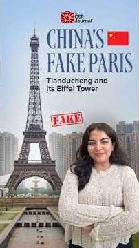 CHINA'S FAKE PARIS: TIANDUCHENG AND ITS EIFFEL TOWER