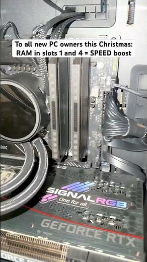 Correct slots to place RAM