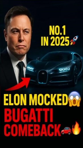 How Elon Musk Changed Bugatti’s Vision 🚀 | #shorts
