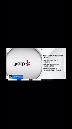 Sababa Falafel Shop is the reigning champion of Yelp's 2023 Top 100 Restaurants in the USA! That's right, we're #10 in the nation for the best places to eat and it's all thanks to our fantastic customers and our amazing team💚 #alhamdulillah #sababa #sababafalafelshop #foodie #yelptop100 #restaurant #fyp #foryou #sababaway #food #yelpreview #yelp #foodietiktok #oc #yum #10