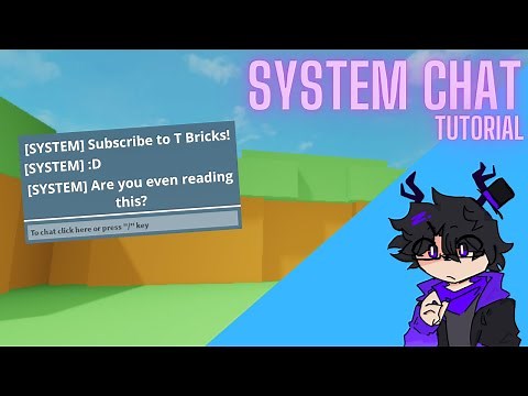 How to create a System Chat Message | Roblox Studio Tutorials