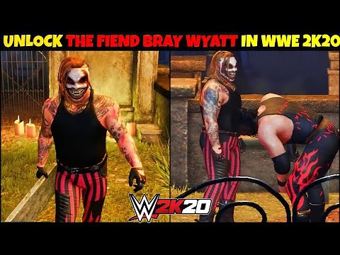 WWE 2K20 Unlock THE FIEND BRAY WYATT Tutorial ! How To UNLOCK FIEND IN WWE 2K20 ||