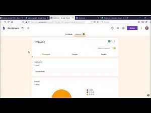 Google Űrlap válaszok