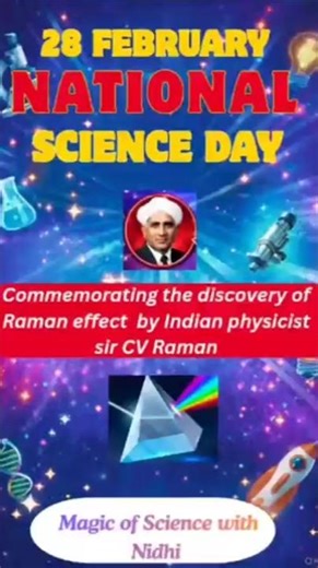National Science Day #magicofsciencewith Nidhi